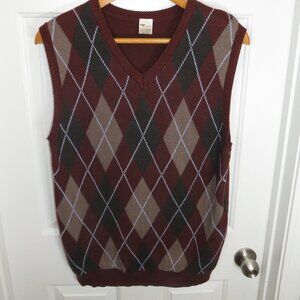 Step Brothers Movie Sweater Vest Mens One Size Argyle Diamond Dale Doback